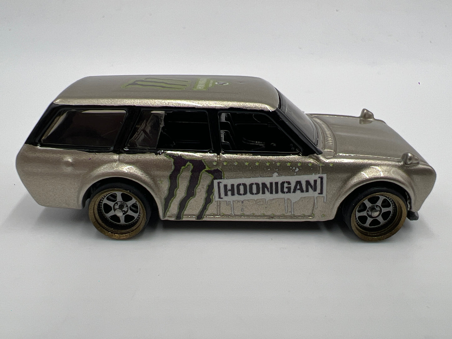 Hot Wheels Full Custom 71 Datsun 510 Wagon Monster Energy/Hoonigan Loose