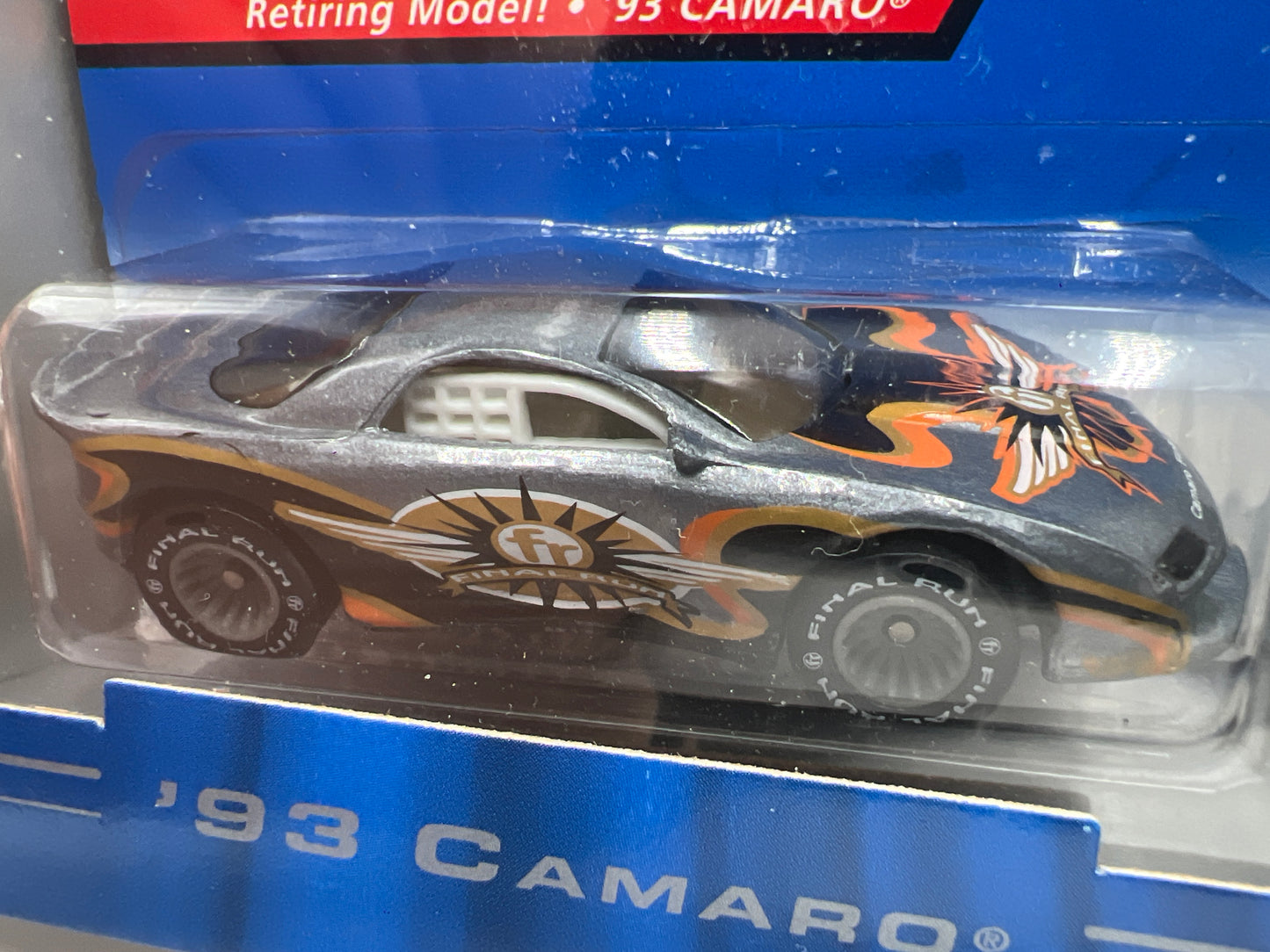 1999 Hot Wheels Final Run #8 93 Camaro Gray W/Real Riders