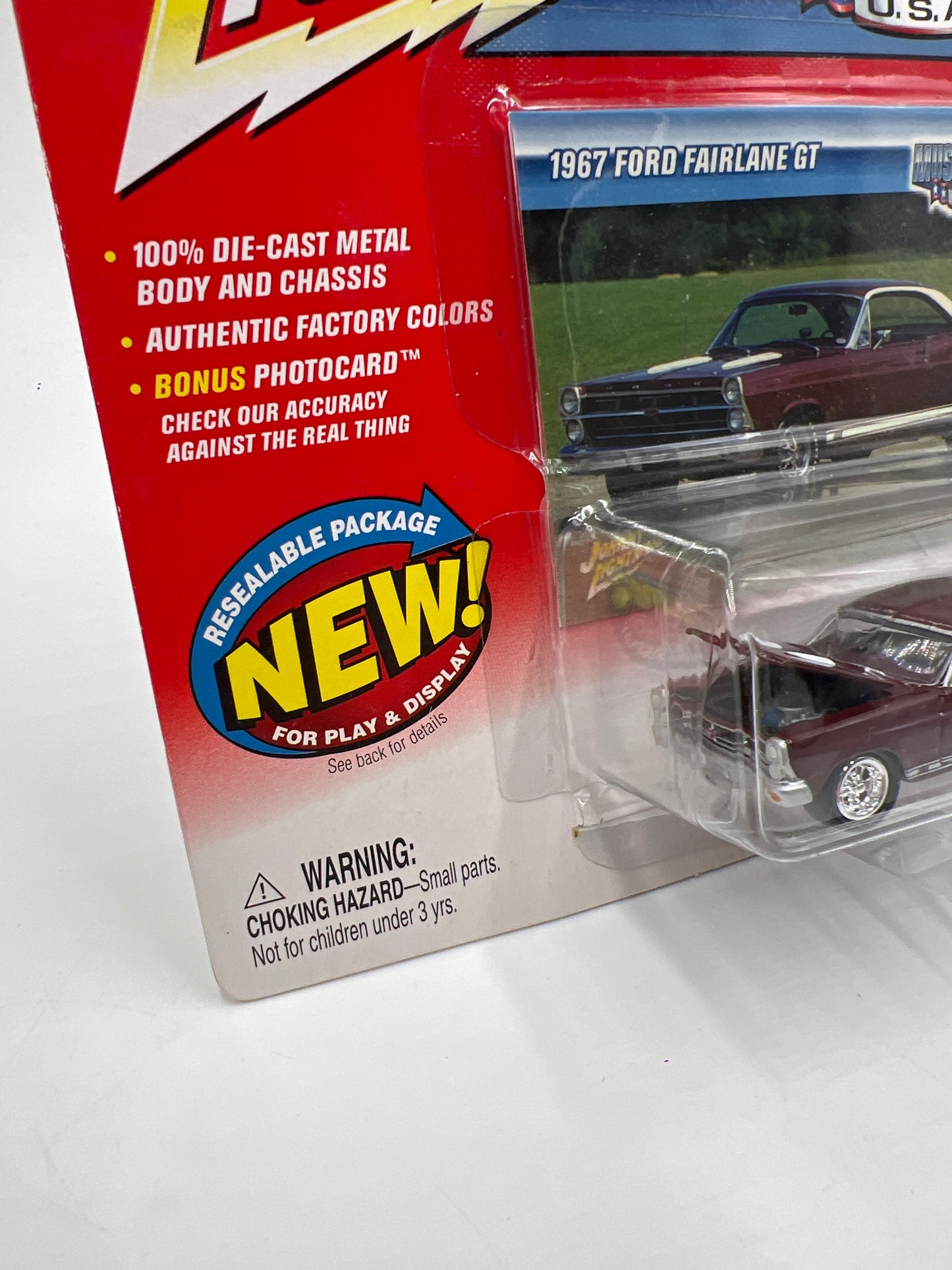 Johnny Lightning Muscle Cars USA #5 1967 Ford Fairlane GT Burgundy 218C