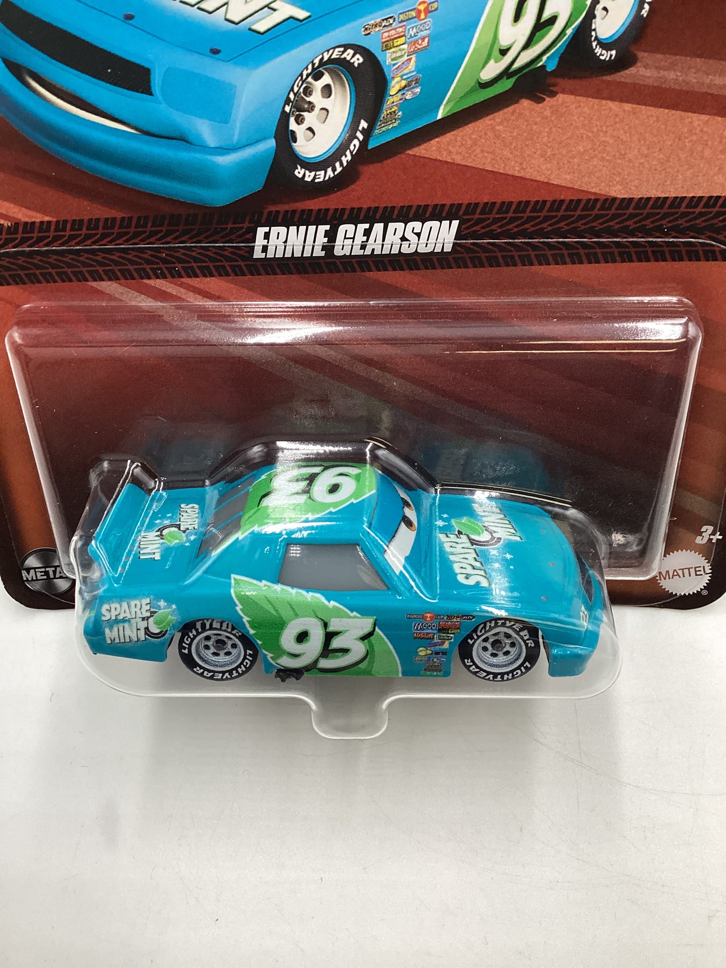 2024 Pixar Cars Ernie Gearson #93 Spare Mint 137G