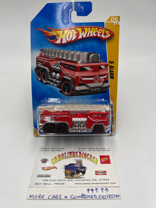 2009 Hot Wheels New Models #6 5 Alarm Red 116D