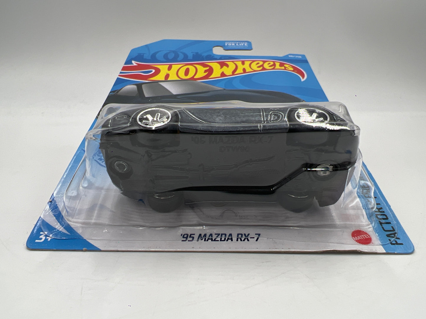 2021 Hot Wheels Super Treasure Hunt #88 95 Mazda RX-7 Black W/Protector