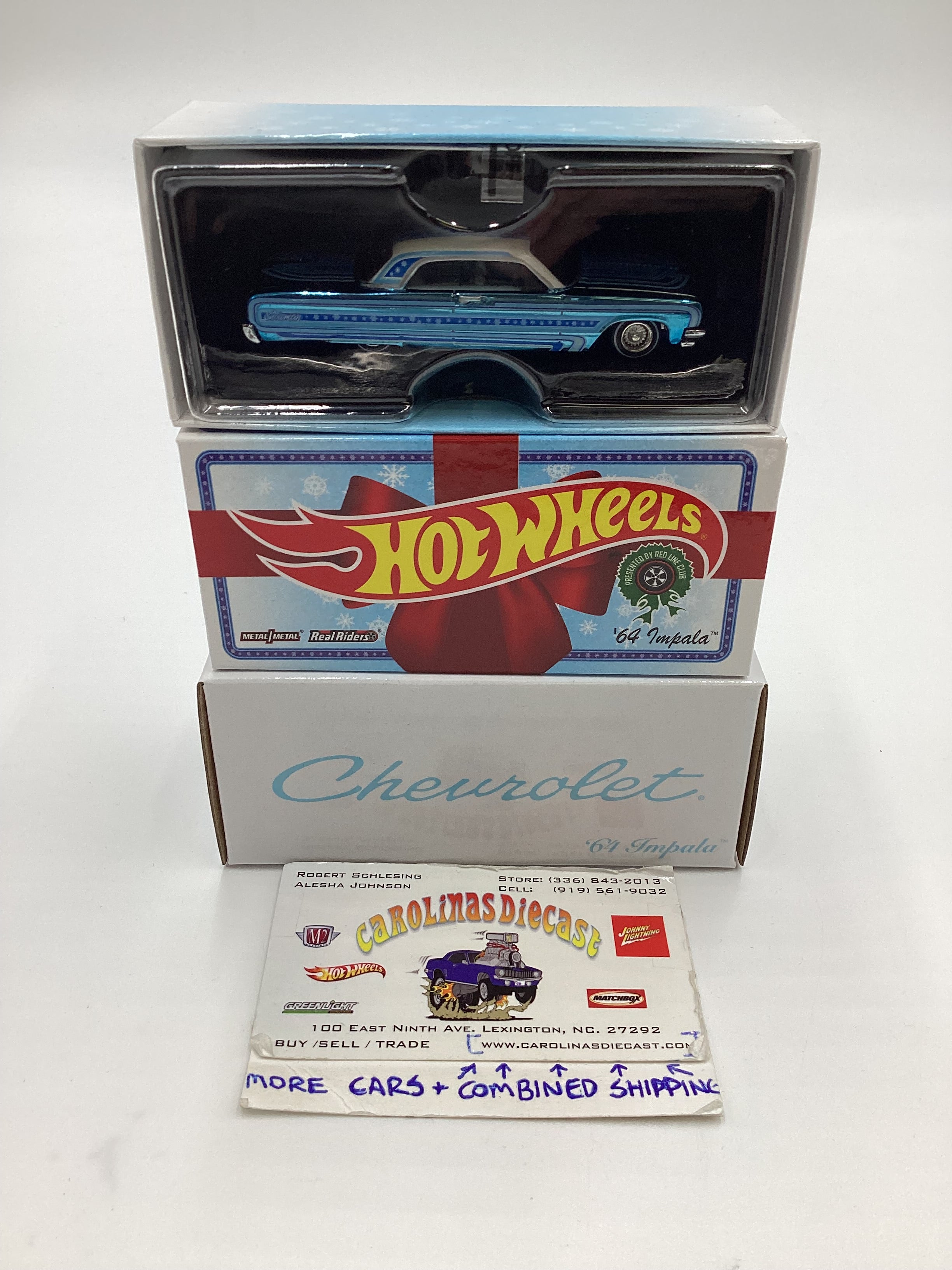 Hot Wheels RLC Exclusive '64 shops Impala The Snowman