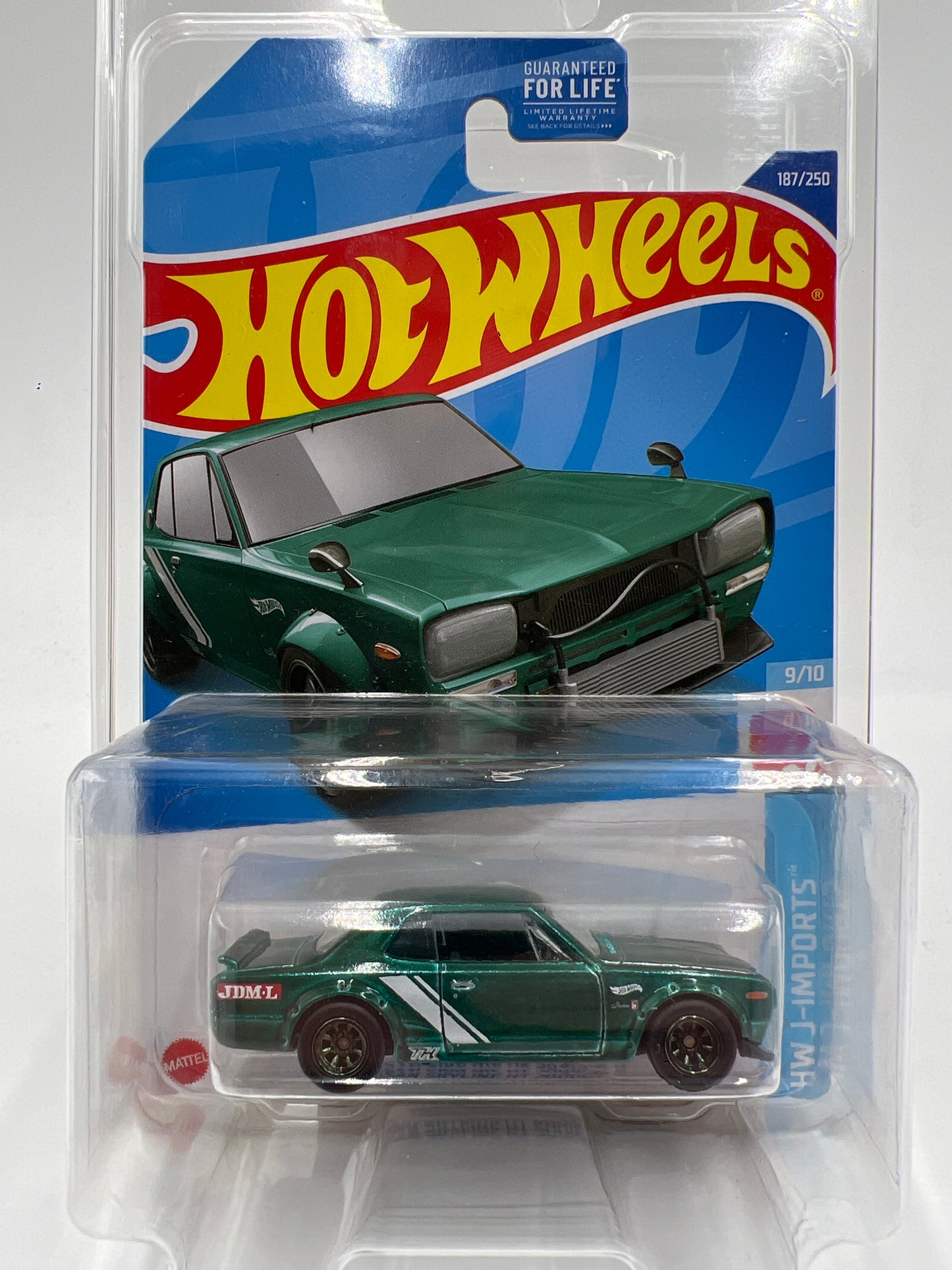 2022 Hot Wheels Super Treasure Hunt #187 Nissan Skyline HT 2000GT-X Green W/Protector