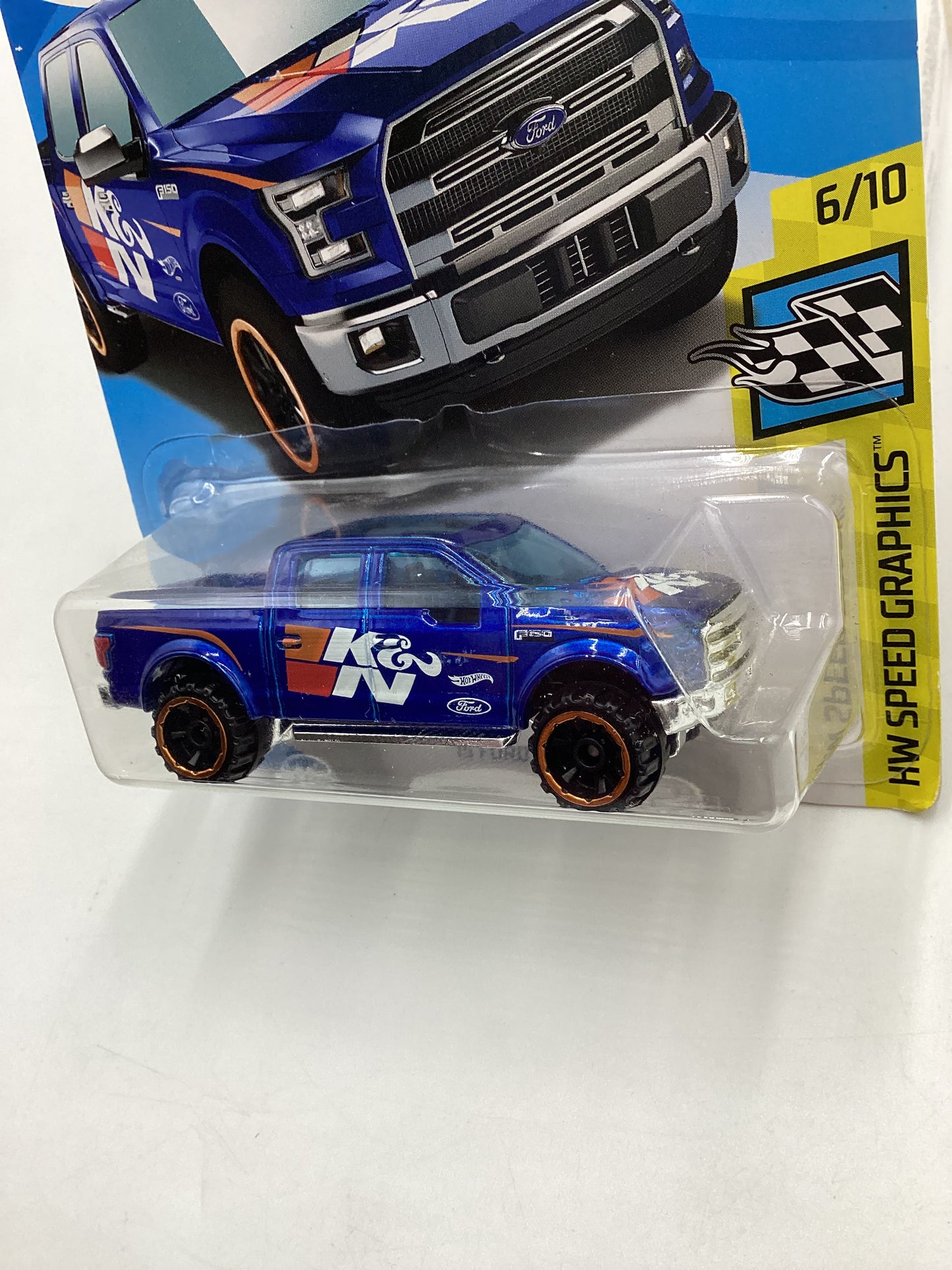 2018 Hot Wheels #18  Speed Graphics 15 Ford F-150 Blue 31A