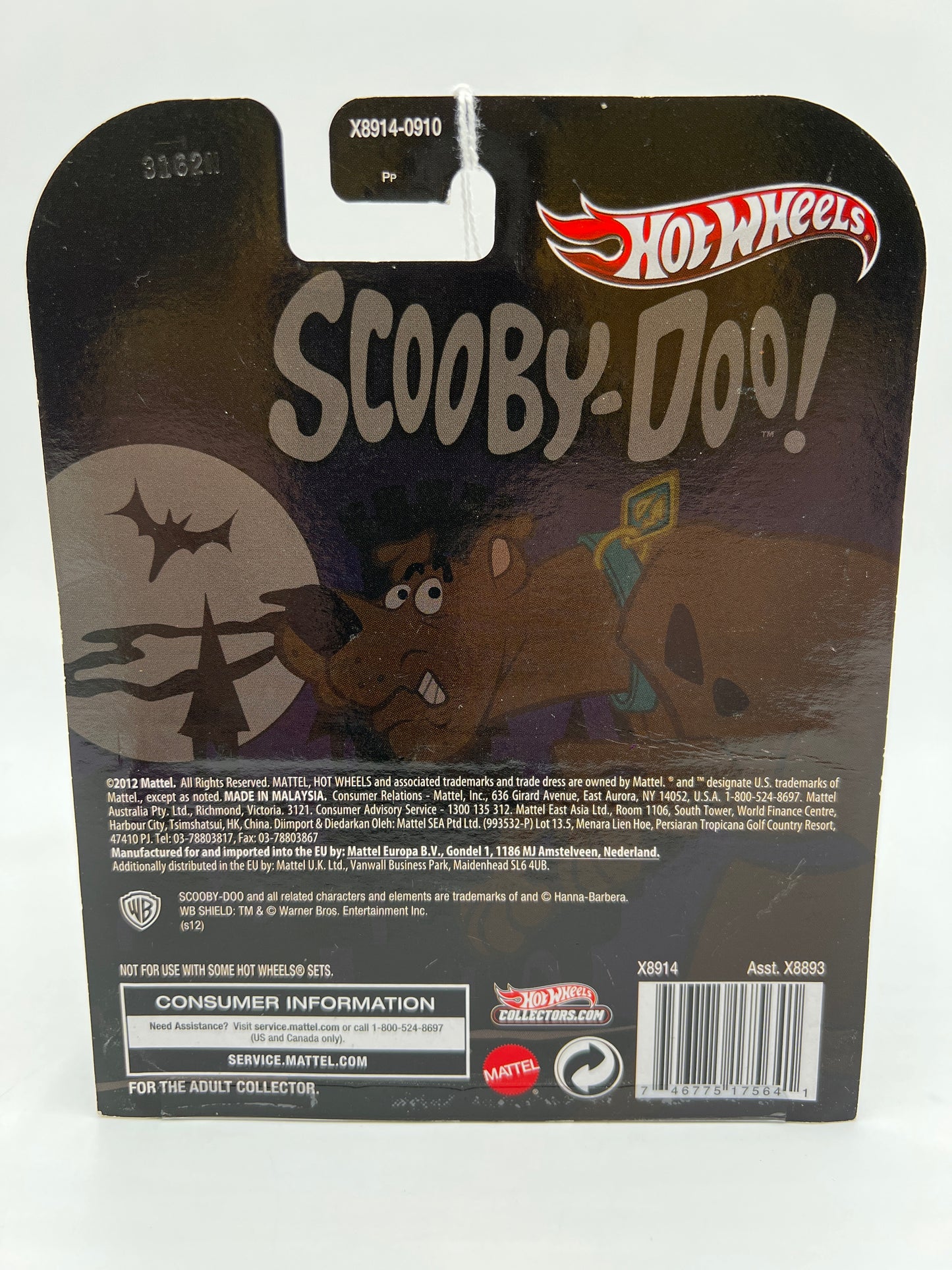 Hot Wheels Retro Entertainment Scooby-Doo The Mystery Machine