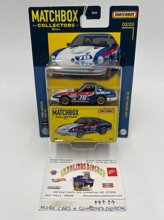 Matchbox Collectors #2 1982 Datsun 280 ZX Blue 169O