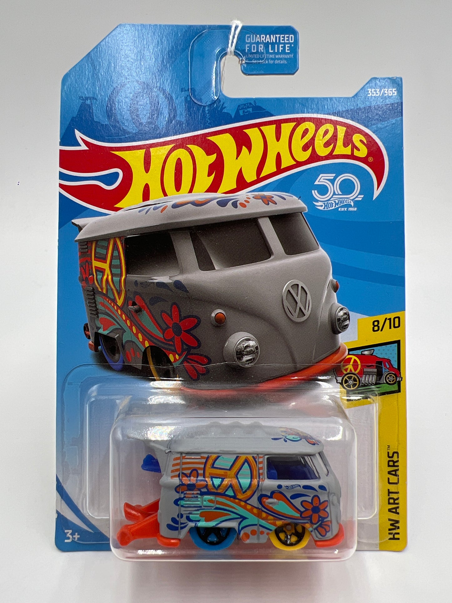 2018 Hot Wheels Art Cars #353 Kool Kombi Gray 97G