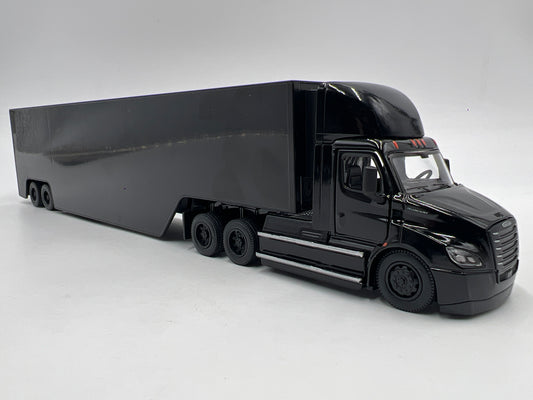Kinsmart 1/62 Scale Freightliner eCascadia W/Container Black
