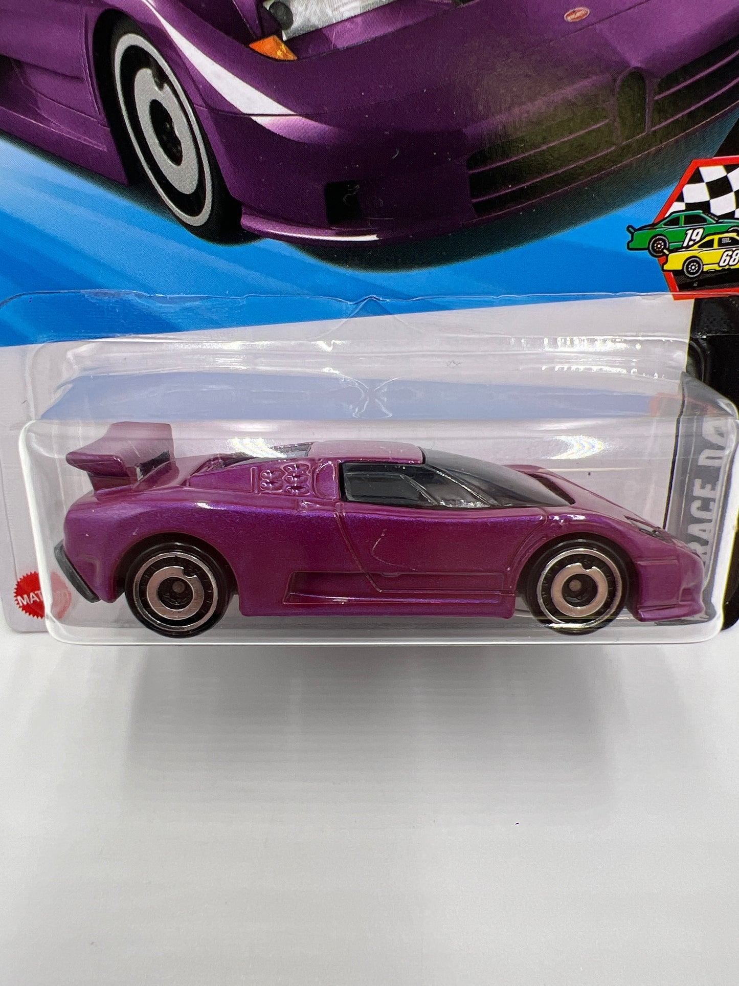 2025 Hot Wheels L Case Race Day #221 94 Bugatti EB110 SS Purple 102C