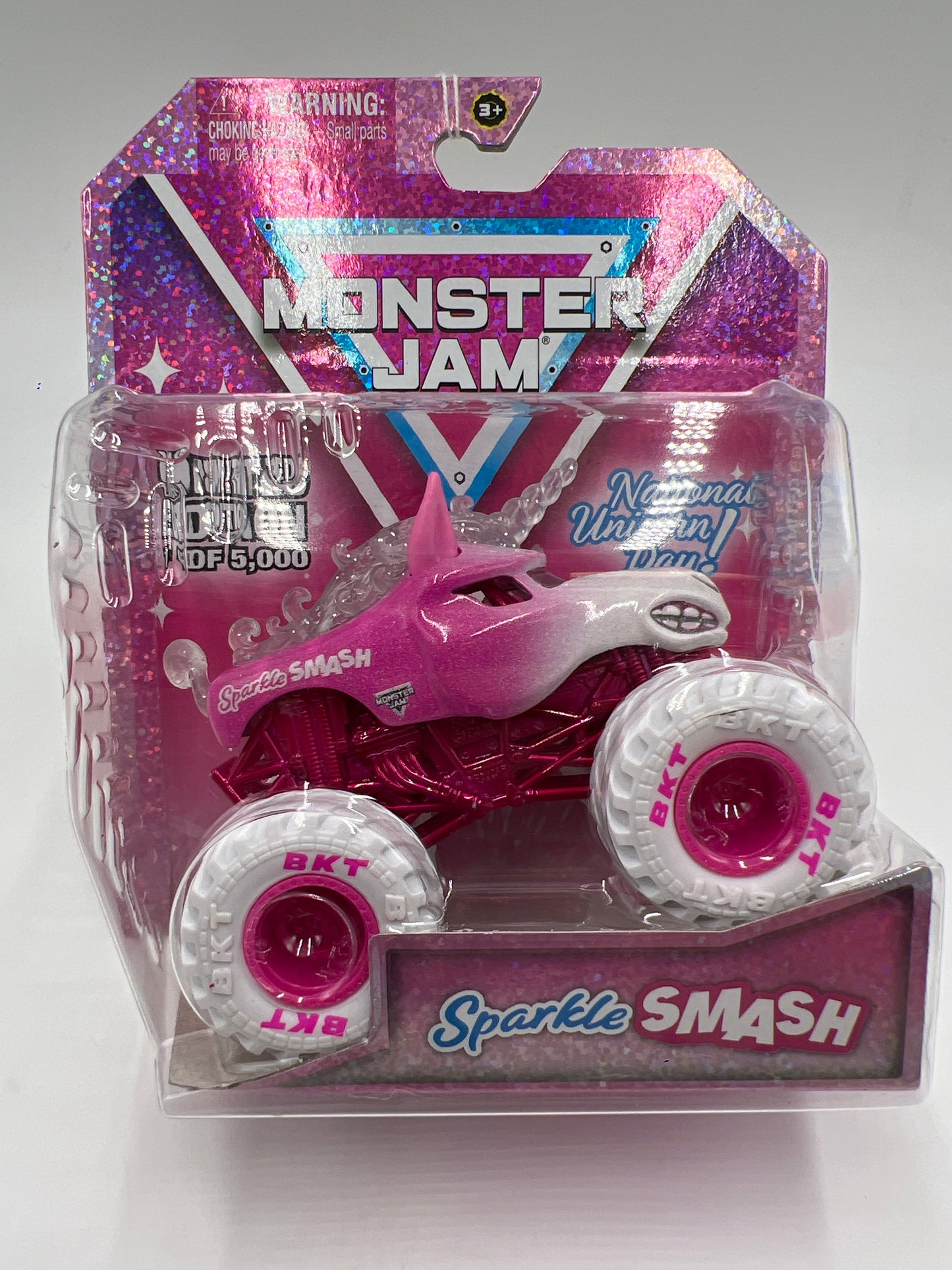 2025 Monster Jam National Unicorn Day Limited Edition 1/5000 Sparkle Smash