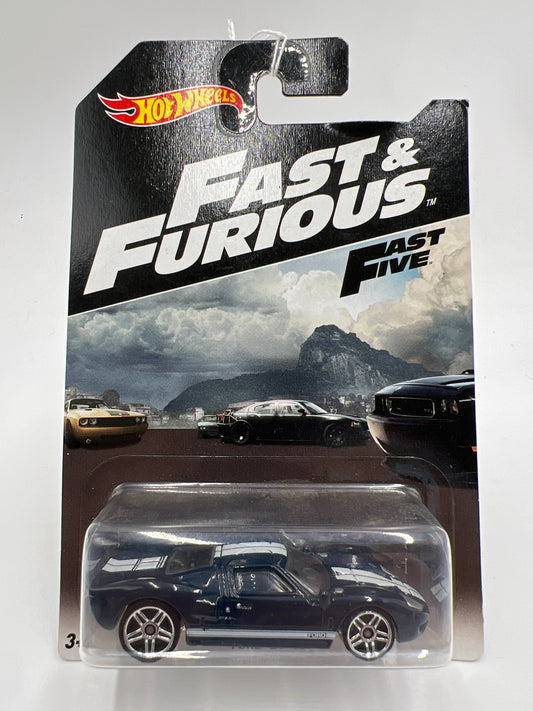 Hot Wheels Fast and Furious #5 5/8 Ford GT-40 Dark Blue 71F