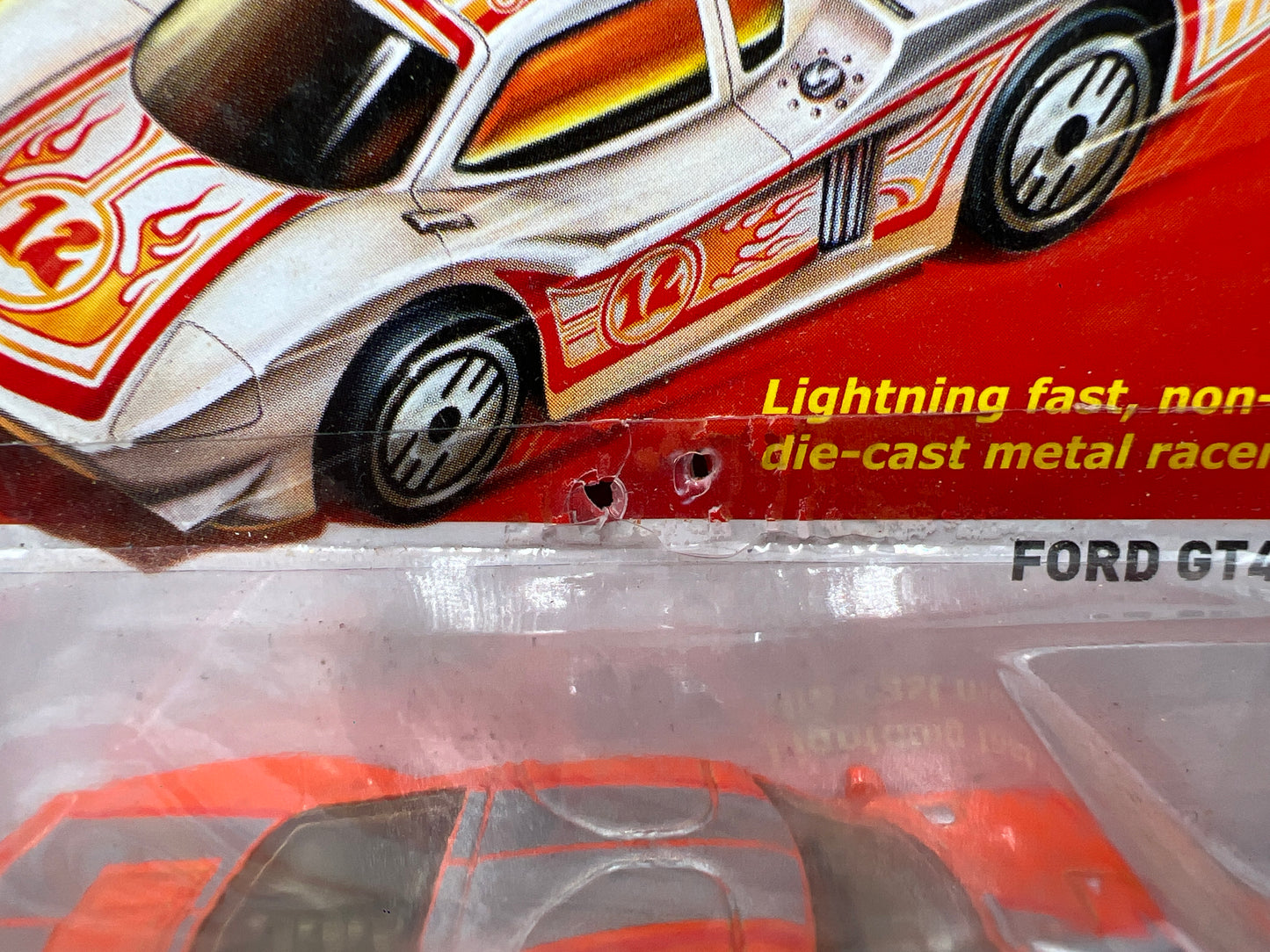Hot Wheels The Hot Ones Ford GT40 Orange Card Not Perfect 160L