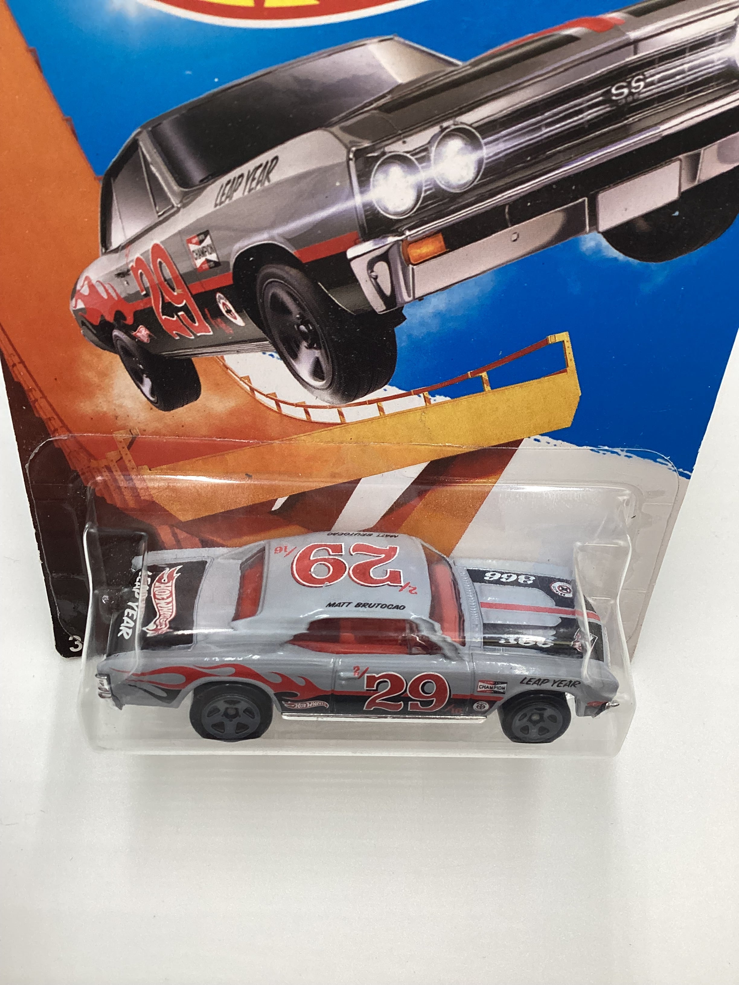 2016 Hot Wheels Leap Year Card #92 67 Chevelle SS 396 Primer Gray
