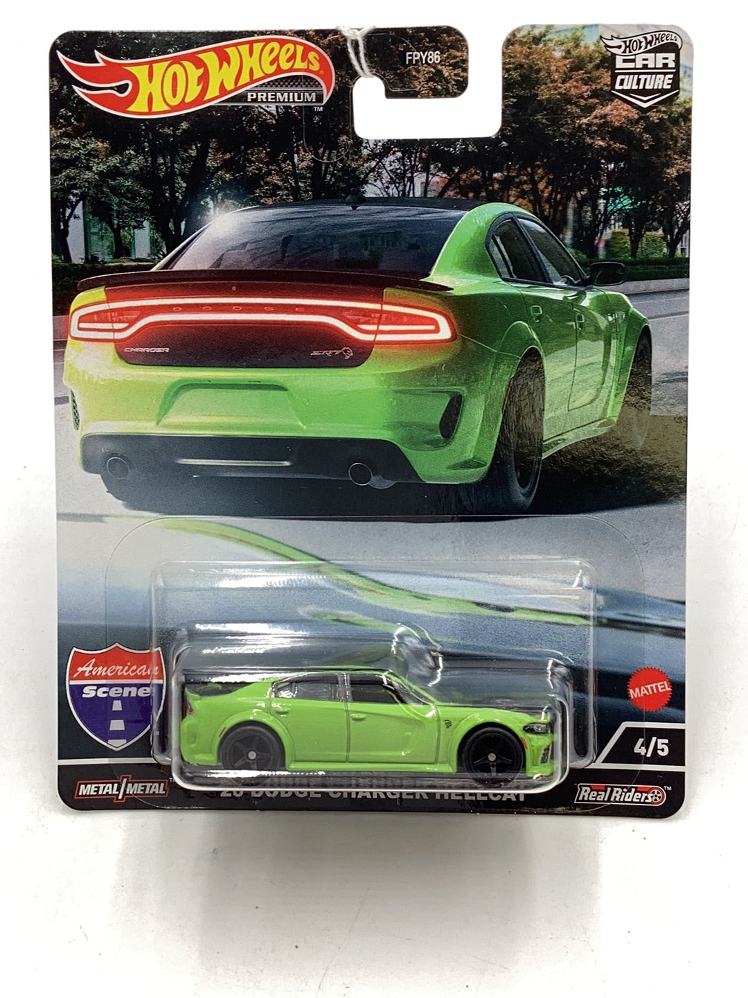 Hot wheels American Scene 4/5 20 Dodge Charger Hellcat 244P