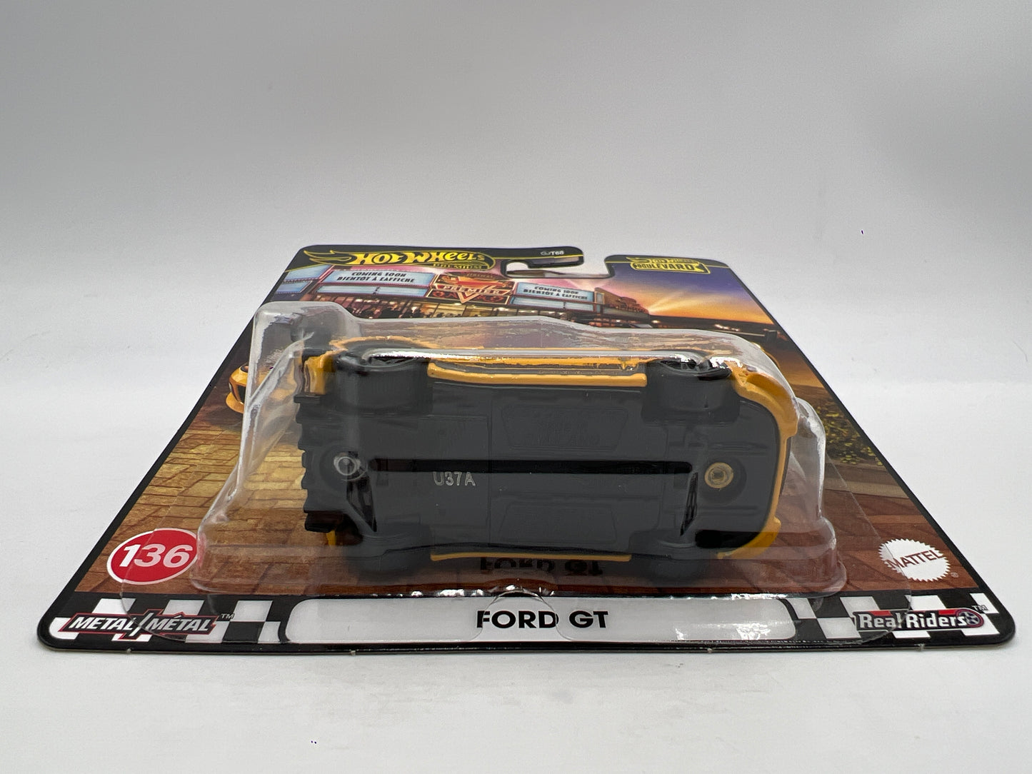 2025 Hot Wheels Premium Boulevard #136 Ford GT Yellow 260C