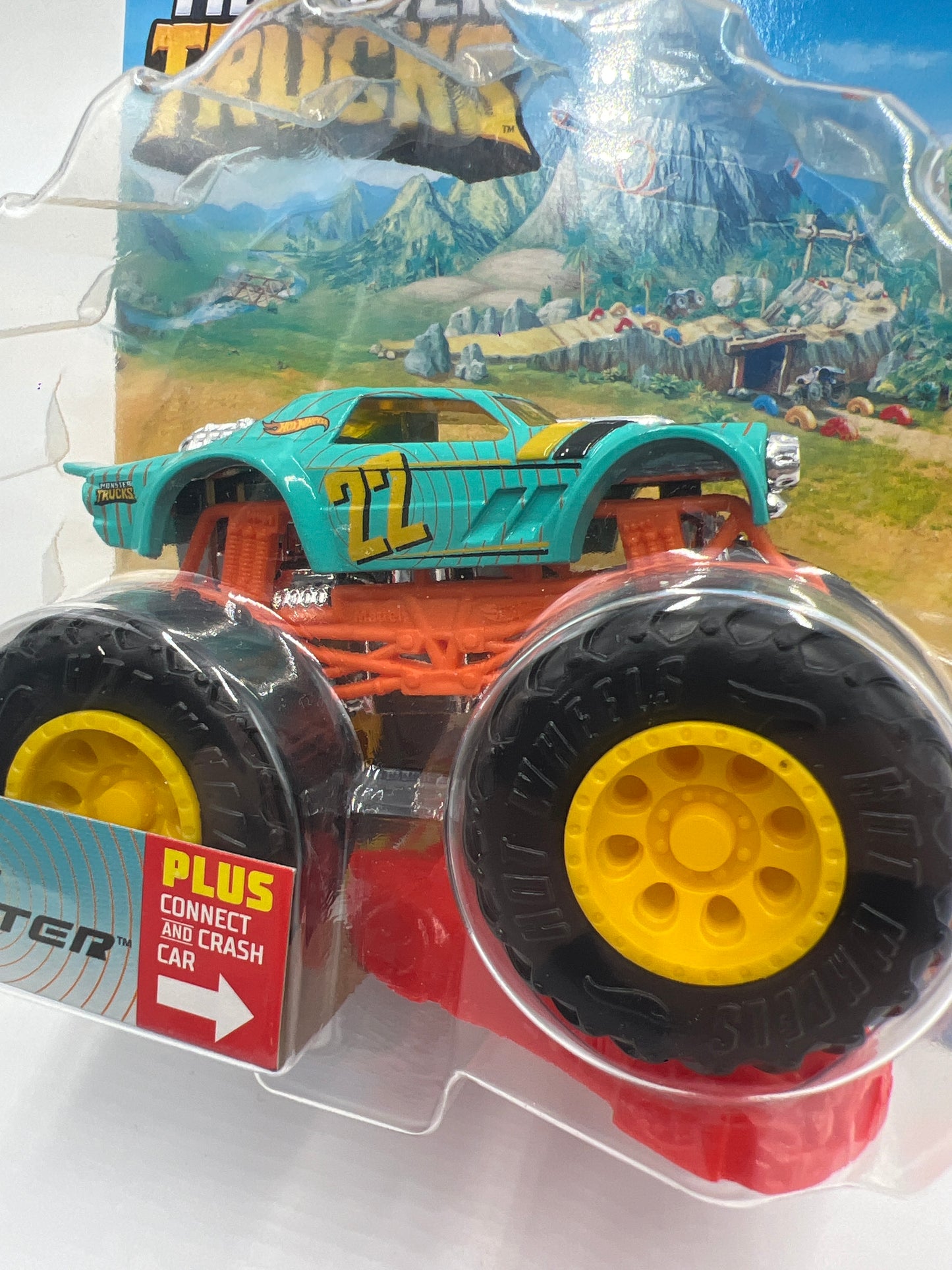 2022 Hot Wheels Monster Trucks Crash Legends #1 Night Shifter 132H