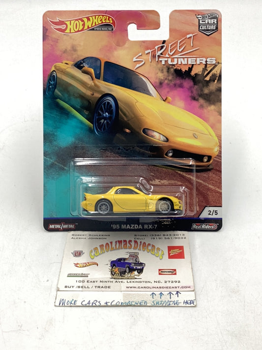 Hot wheels car culture Street Tuners 2/5 95 Mazda Rx-7