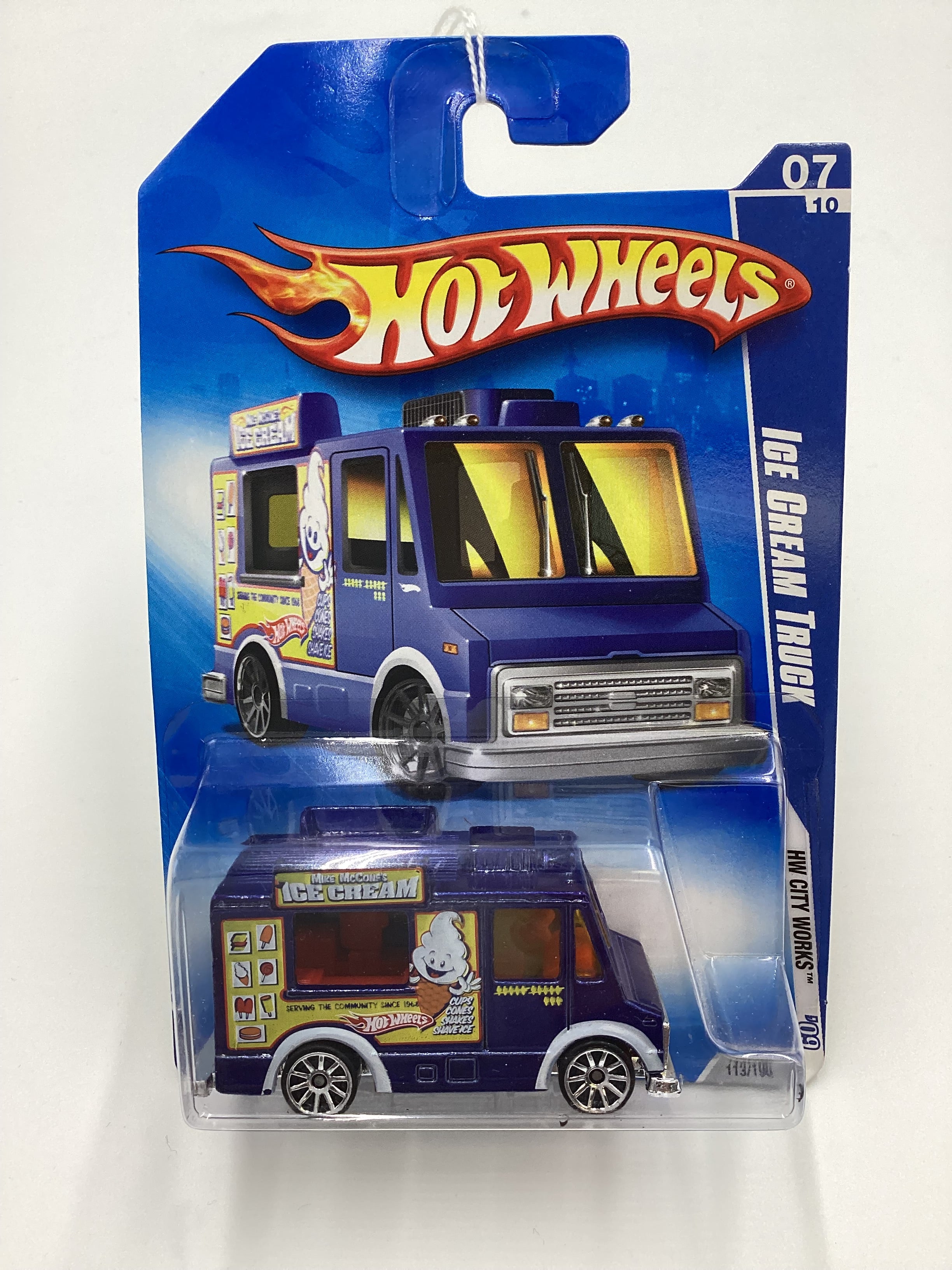2009 Hot wheels #113 Ice Cream Truck Blue GG2 – carolinasdiecast