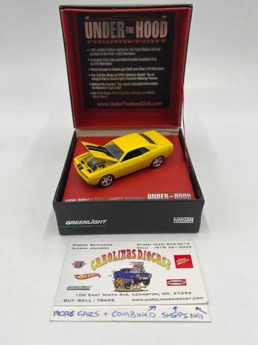 Greenlight Under The Hood Collectors Club 2006 Dodge Challenger Concept Yellow