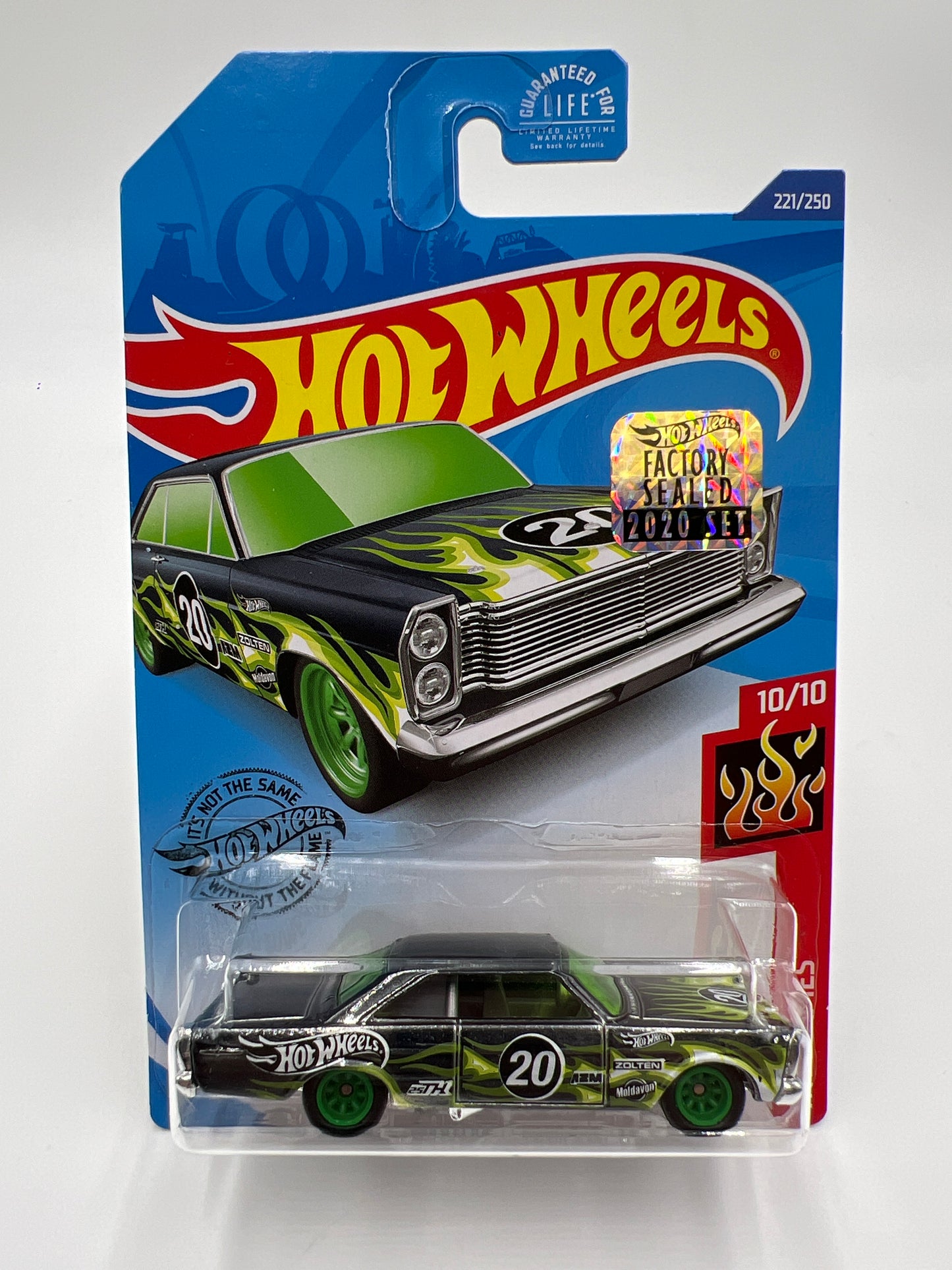 2020 Hot Wheels Factory Sealed Super Treasure Hunt #221 65 Ford Galaxie W/Protector