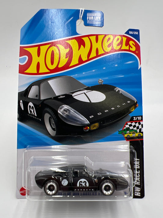 2025 Hot Wheels L Case Race Day #100 Porsche 904 Carrera GTS Black 100D
