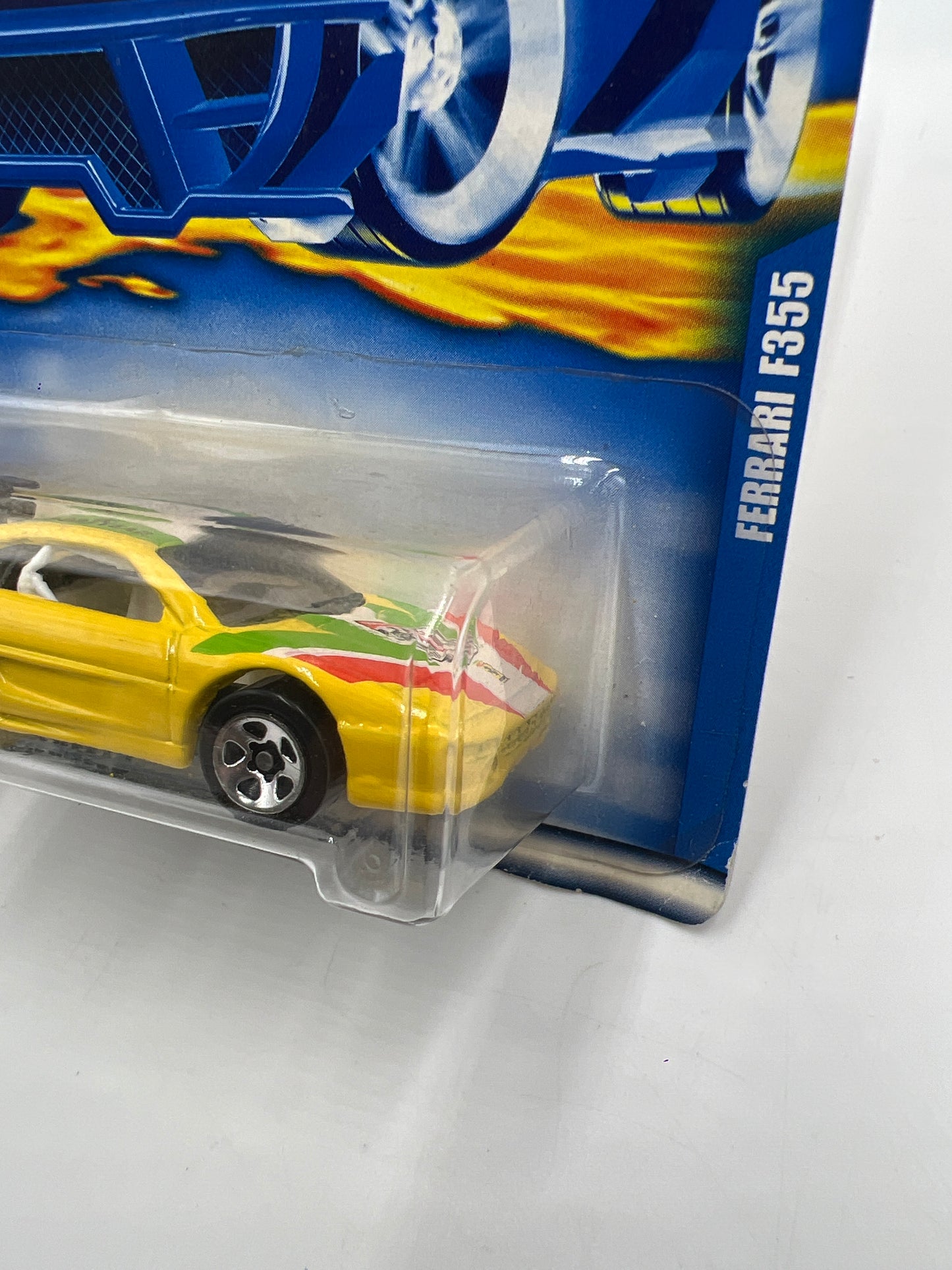 2001 Hot Wheels #191 Ferrari F355 Yellow 5SP Wheels