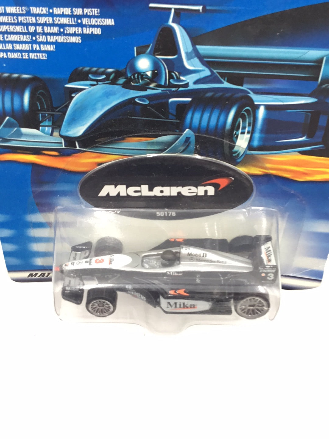 hot wheels McLaren Grand Prix with driver & protector