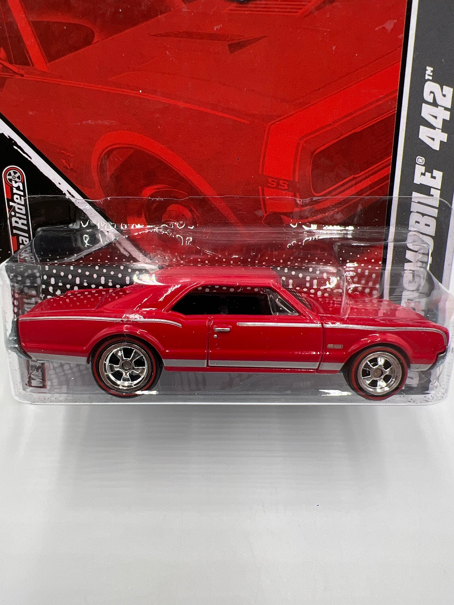 Hot Wheels Premium Garage Series #13 67 Oldsmobile 442 Red W/Protector