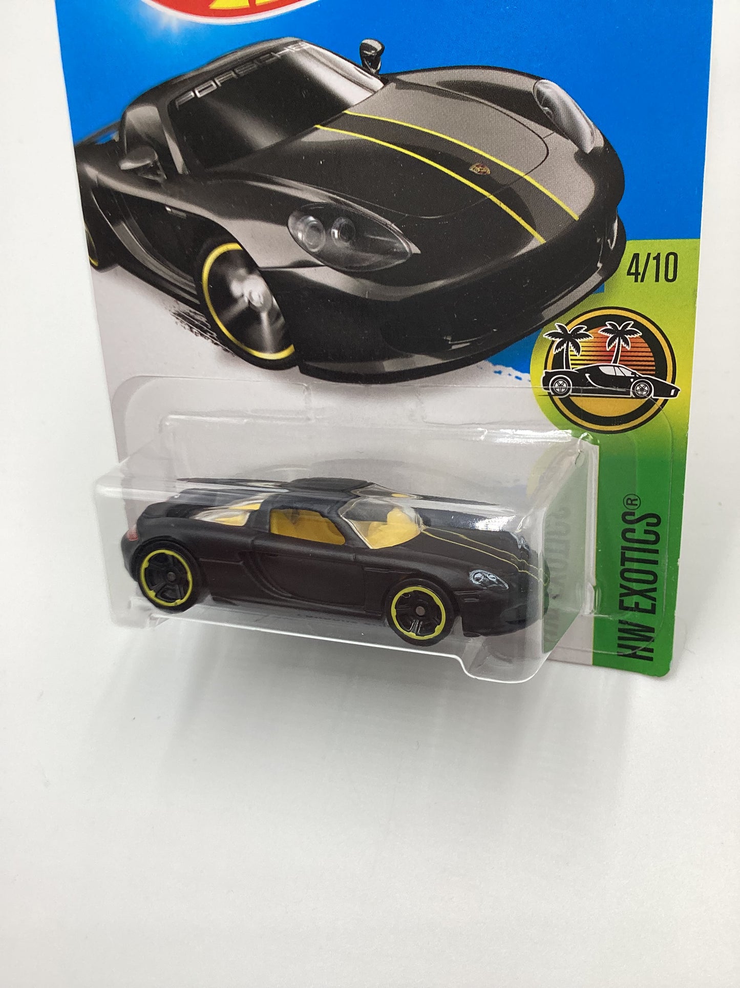 2016 Hot Wheels #74 Porsche Carrera GT Matte Black 99C
