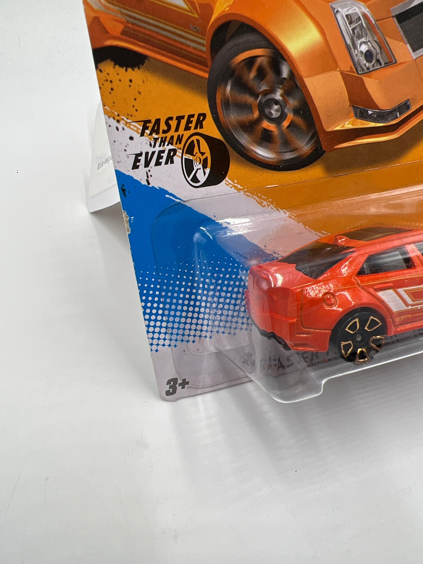 2012 Hot Wheels Faster Than Ever #100 Cadillac CTS-V Orange SR