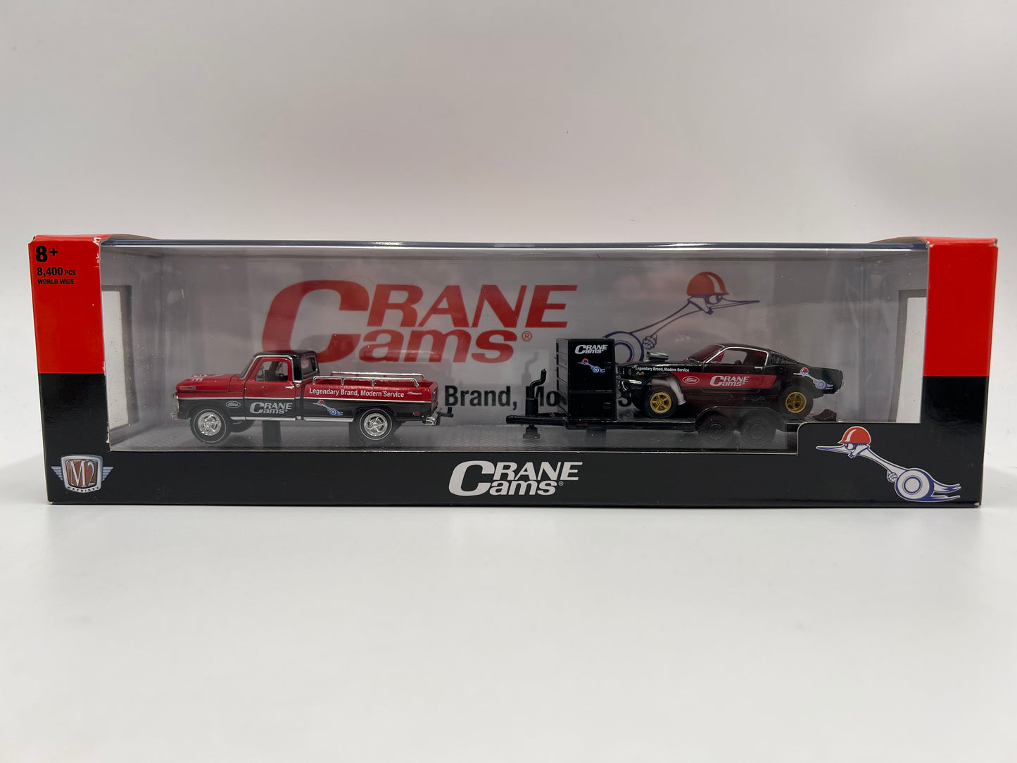 M2 Machines Auto Haulers Crane Cams 1969 Ford F-100 Ranger & 1966 Ford Mustang Gasser R49