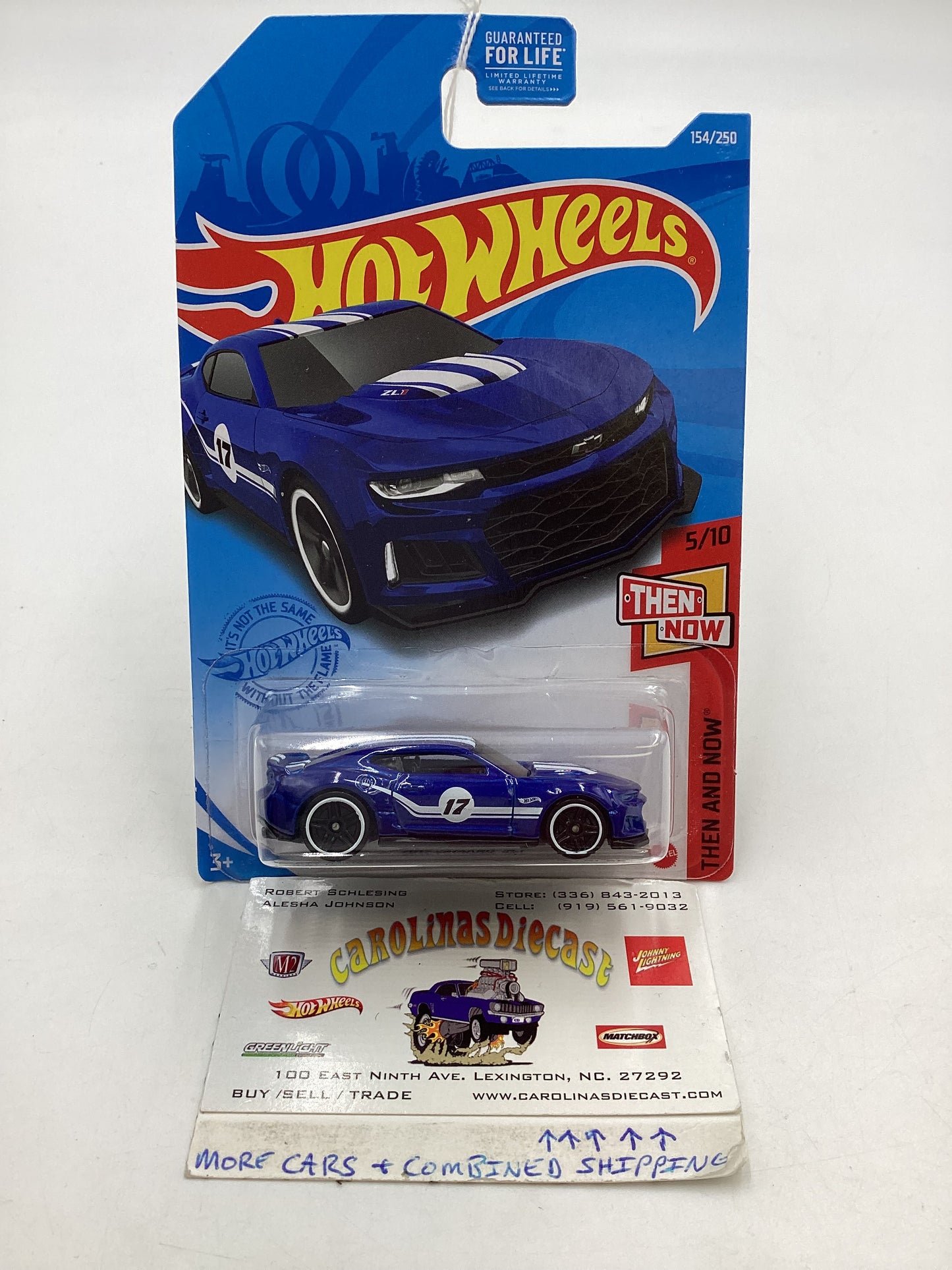 2021 Hot wheels #154 Blue 2017 Camaro ZL1 9G