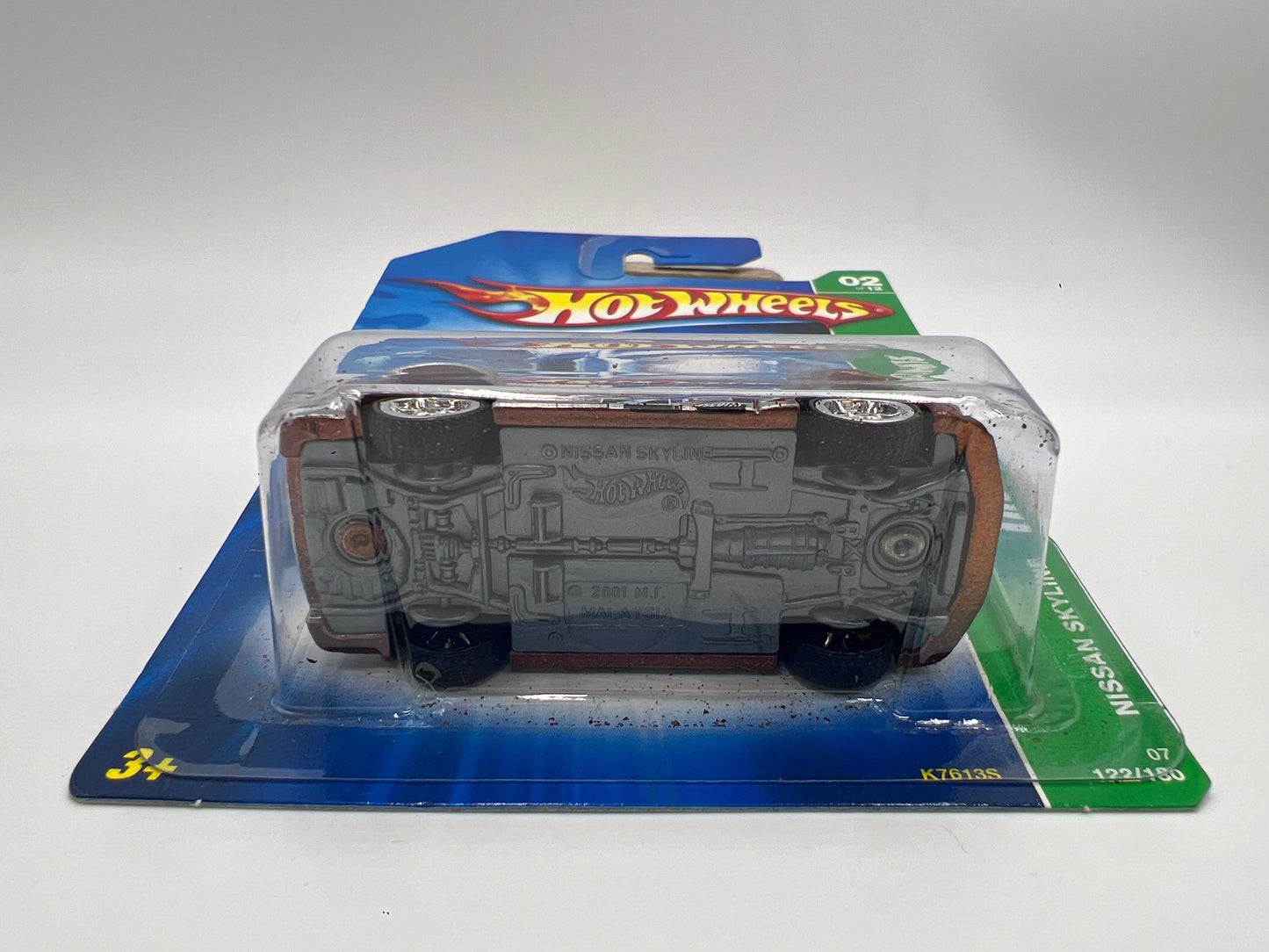 2007 Hot Wheels Super Treasure Hunt #122 Nissan Skyline Minor Flaking W/Protector