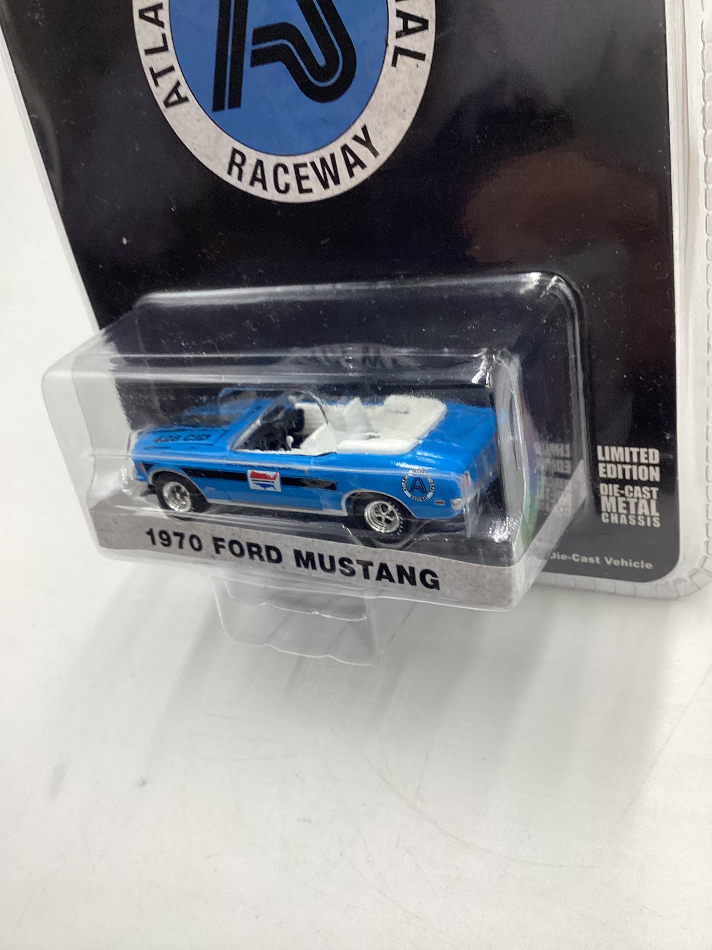 Greenlight GL Hobby Exclusive Atlanta International Raceway 1970 Ford Mustang Blue 180B