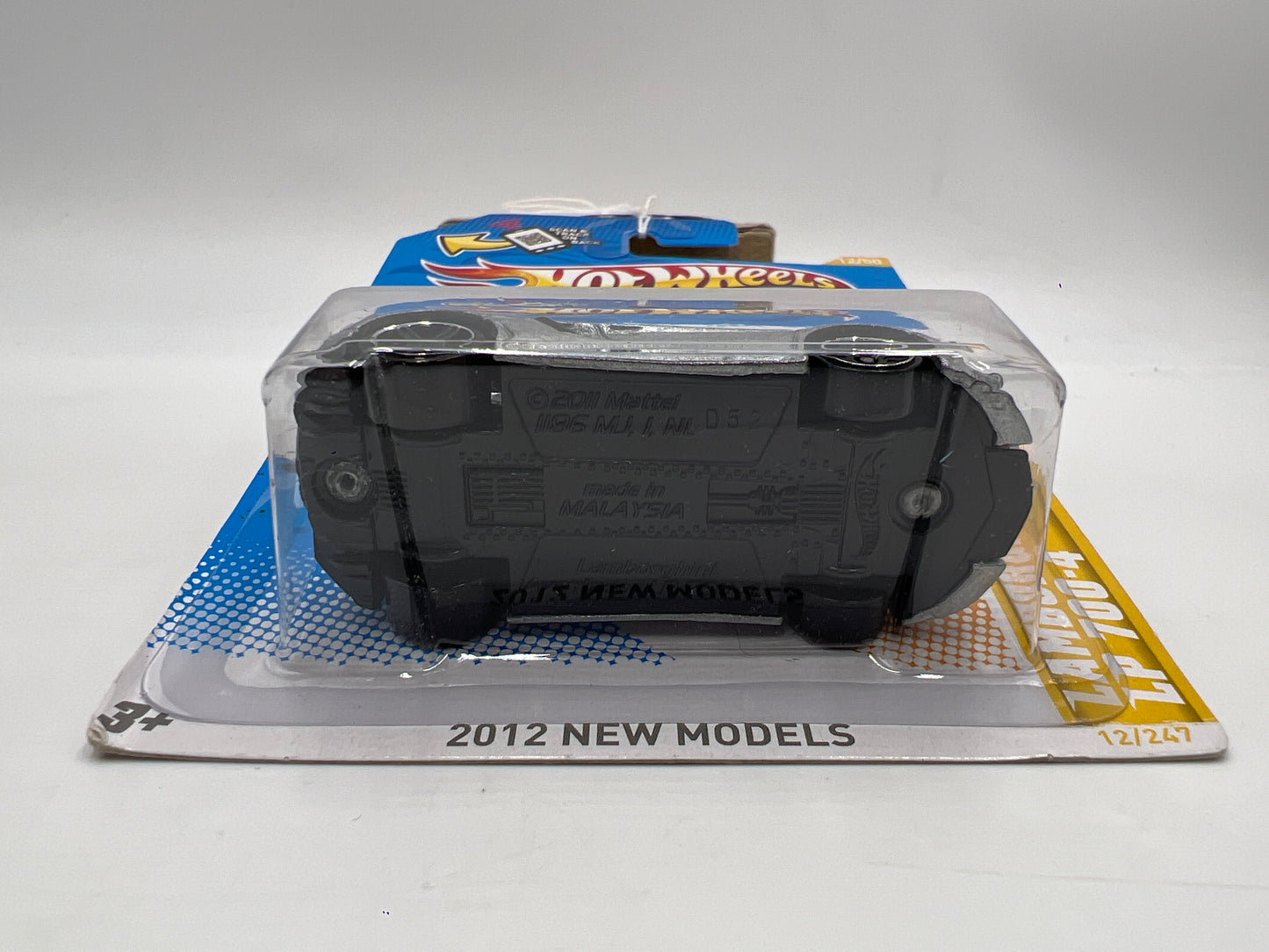 2012 Hot Wheels New Models #12 Lamborghini Aventador Silver 101B