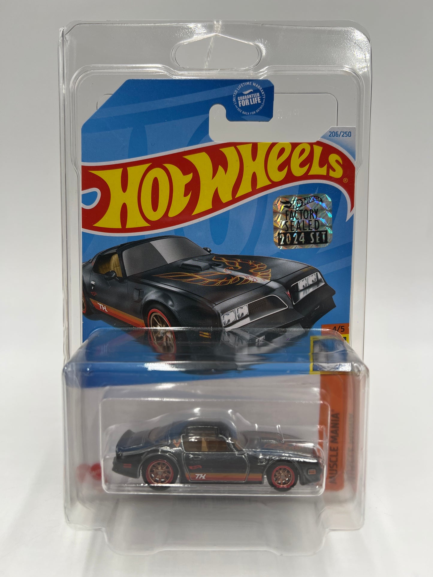 2024 Hot Wheels Factory Sealed Super Treasure Hunt #206 L Case 77 Pontiac Firebird T/A W/Protector