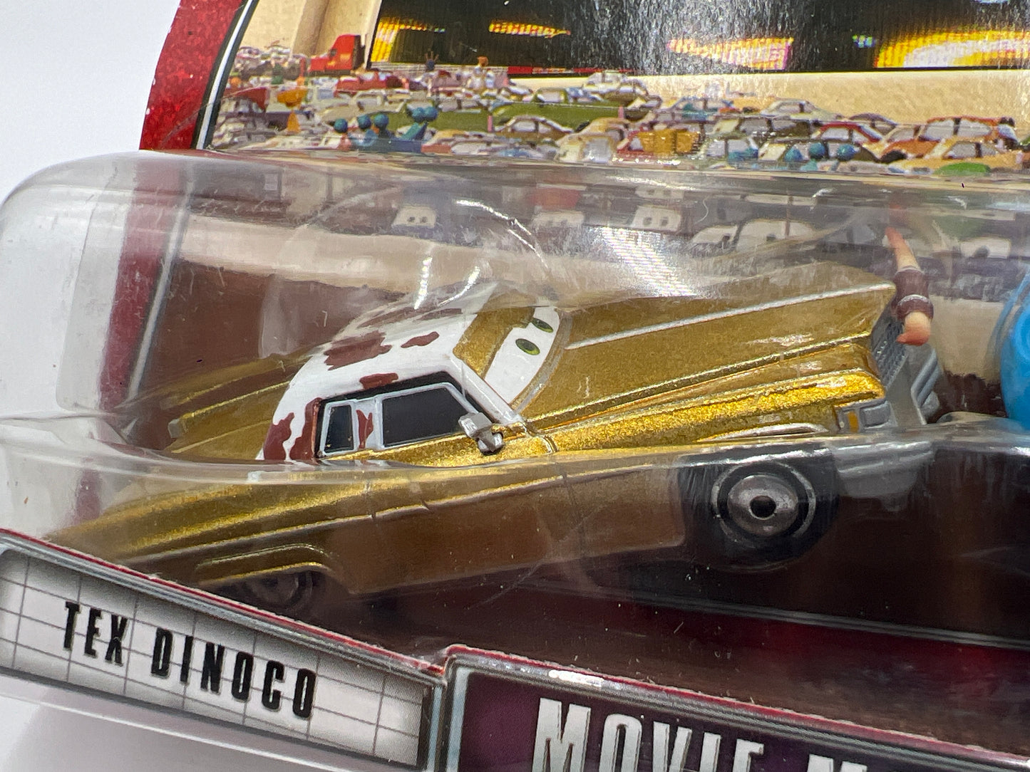 Disney Pixar The World Of Cars 2 Pack Movie Moments Tex Dinoco & Dinoco Lightning McQueen #1