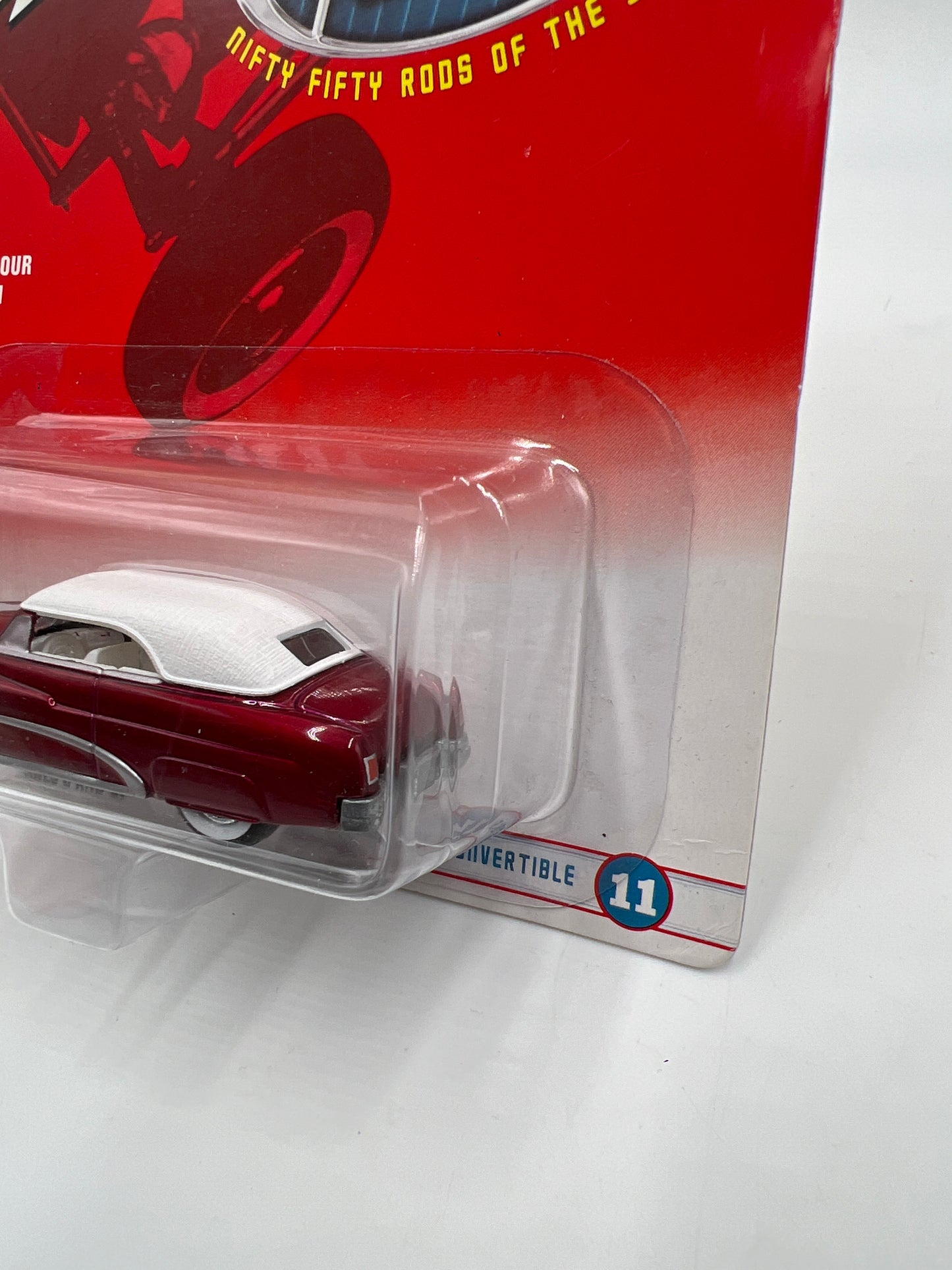 Johnny Lightning Retro Rods #11 51 Mercury Convertible Red 219H