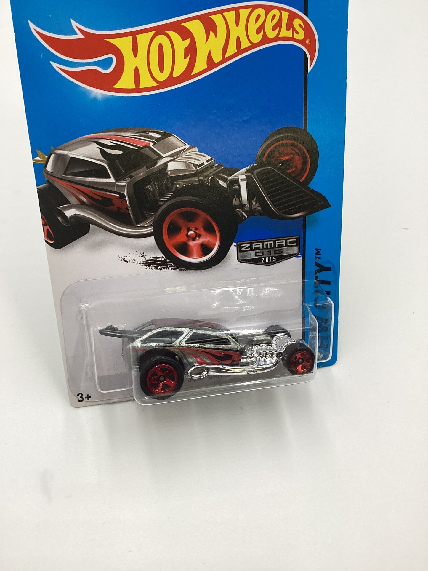 2015 Hot Wheels  016 ZAMAC #71 SURF CRATE 143F