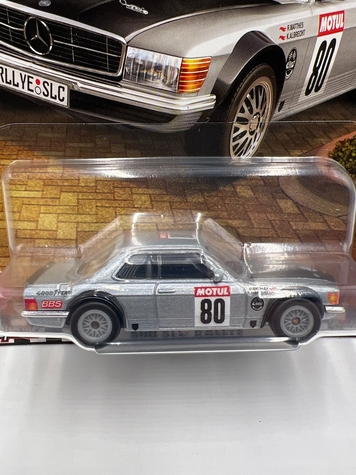 Hot Wheels Premium Boulevard #131 80 Mercedes-Benz 500 SLC Rallye Silver 265D