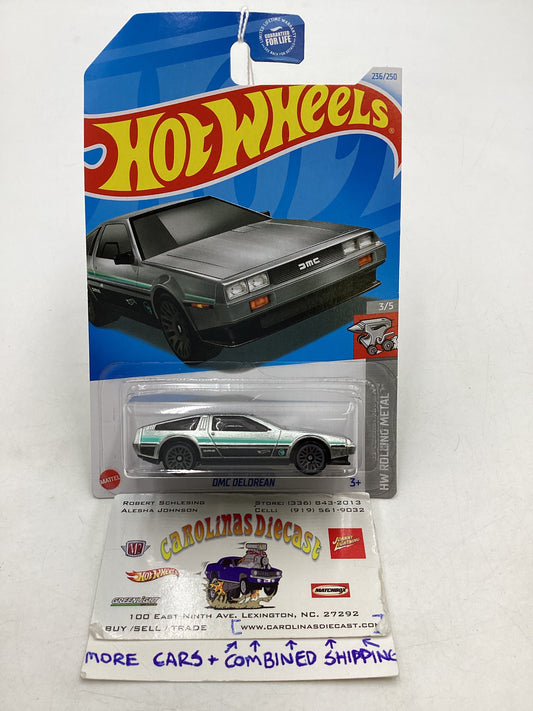 2024 Hot Wheels #236 DMC Delorean Treasure Hunt N Case 273C