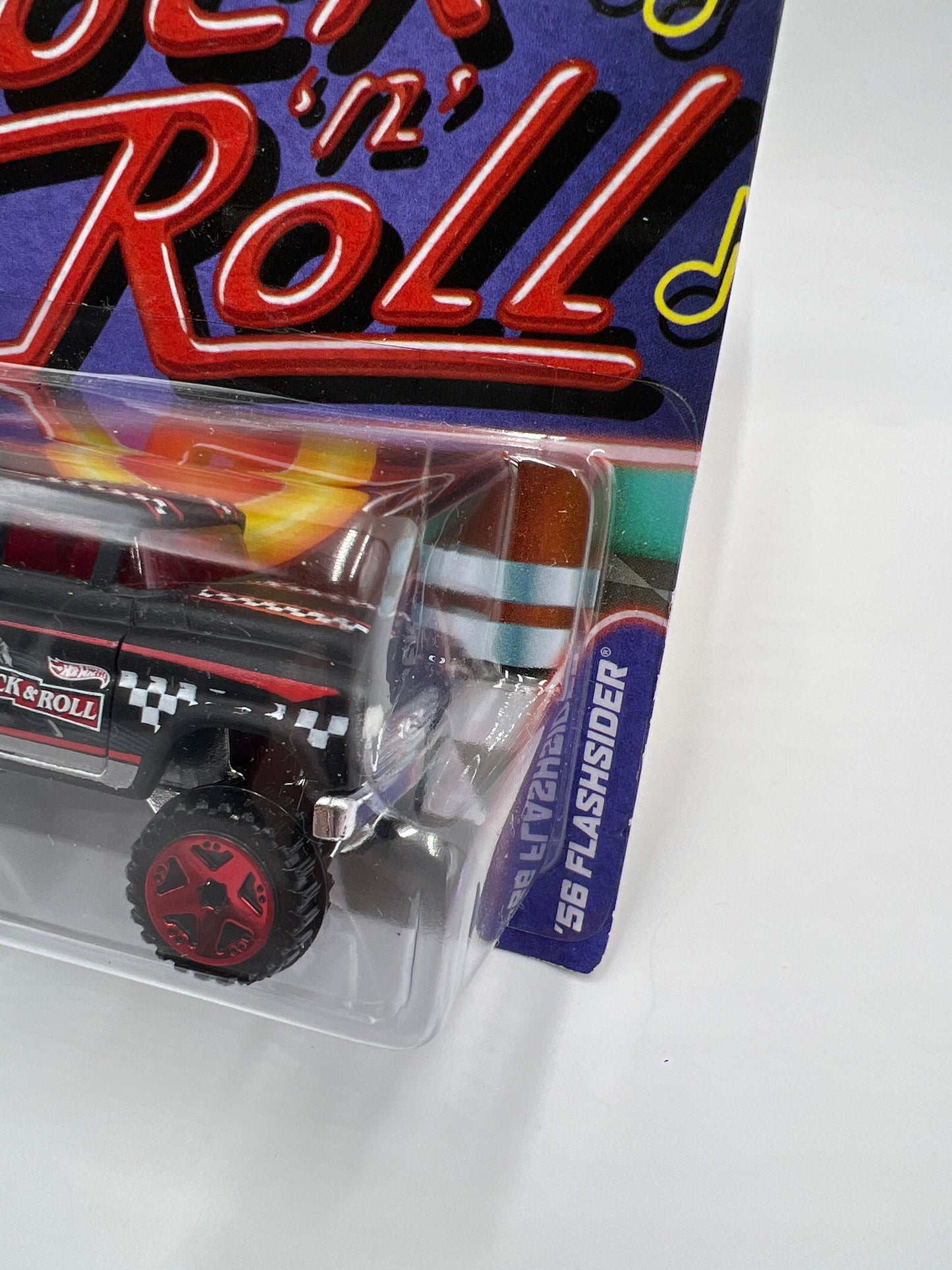 2013 Hot Wheels Jukebox #9 Rock N Roll 56 Flashsider Matte Black 154C