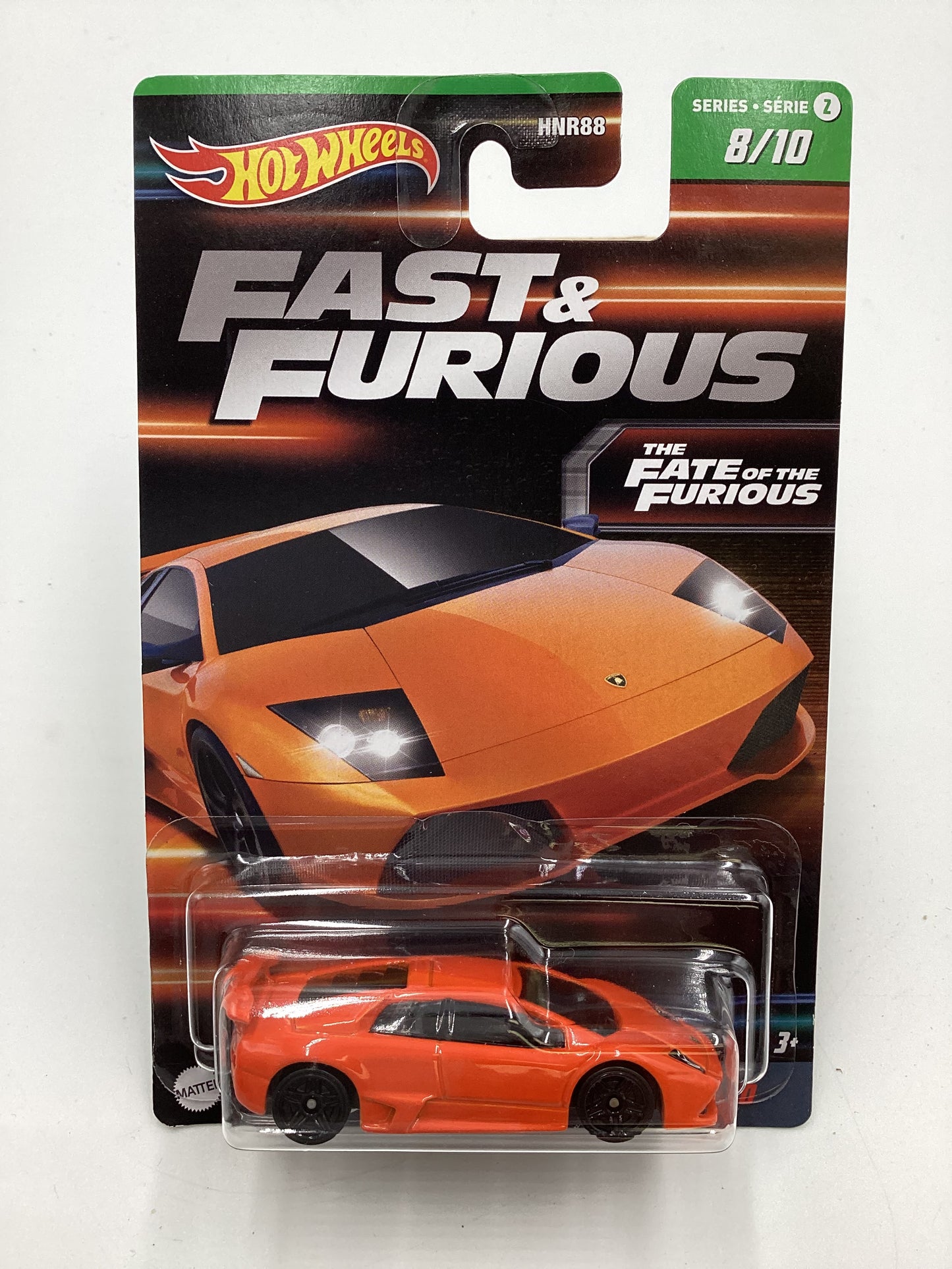 2023 Hot Wheels Fast and Furious Series 2 #8 Lamborghini Murcielago Orange W/Protector