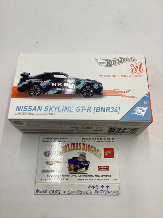 Hot Wheels ID HKS Nissan Skyline GT-R BNR34 Opened