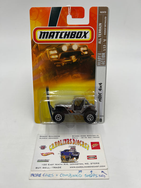 Matchbox All Terrain #88 MBX 4x4 Silver 216H