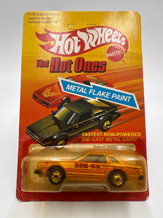 Hot Wheels Original 1982 The Hot Ones #3255 Datsun 200SX Unpunched W/Protector Bad Card/Blister