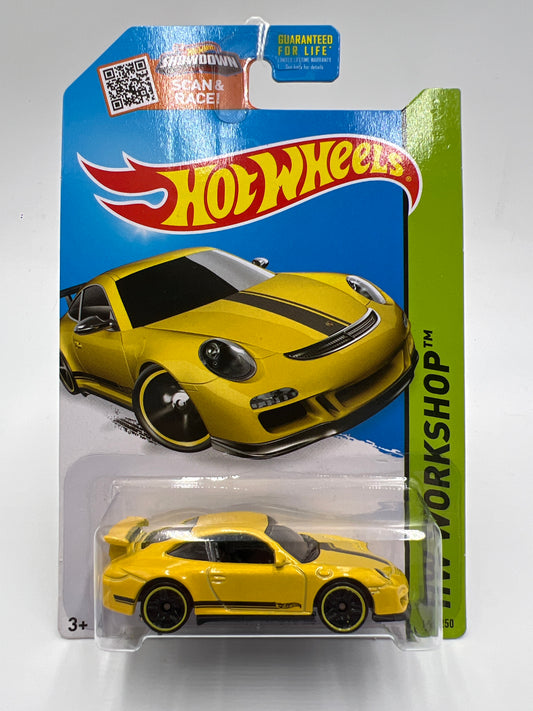 2015 Hot Wheels Workshop #196 Porsche 911 GT3 RS Yellow 99C