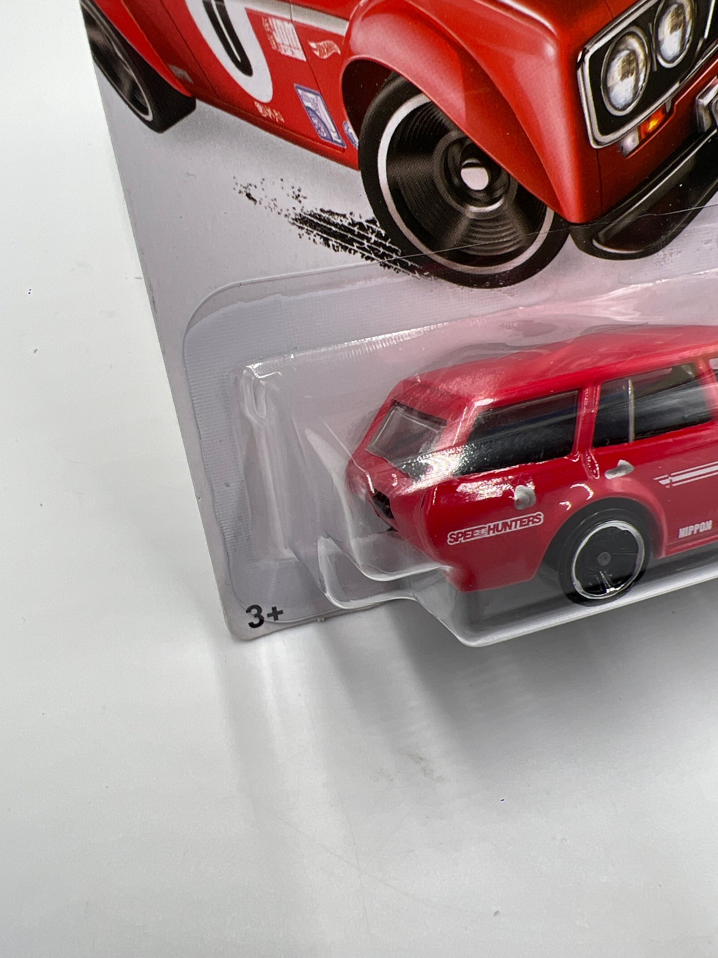2014 Hot Wheels Workshop #206 71 Datsun Bluebird 510 Wagon Red (Mesh Grille) 88D