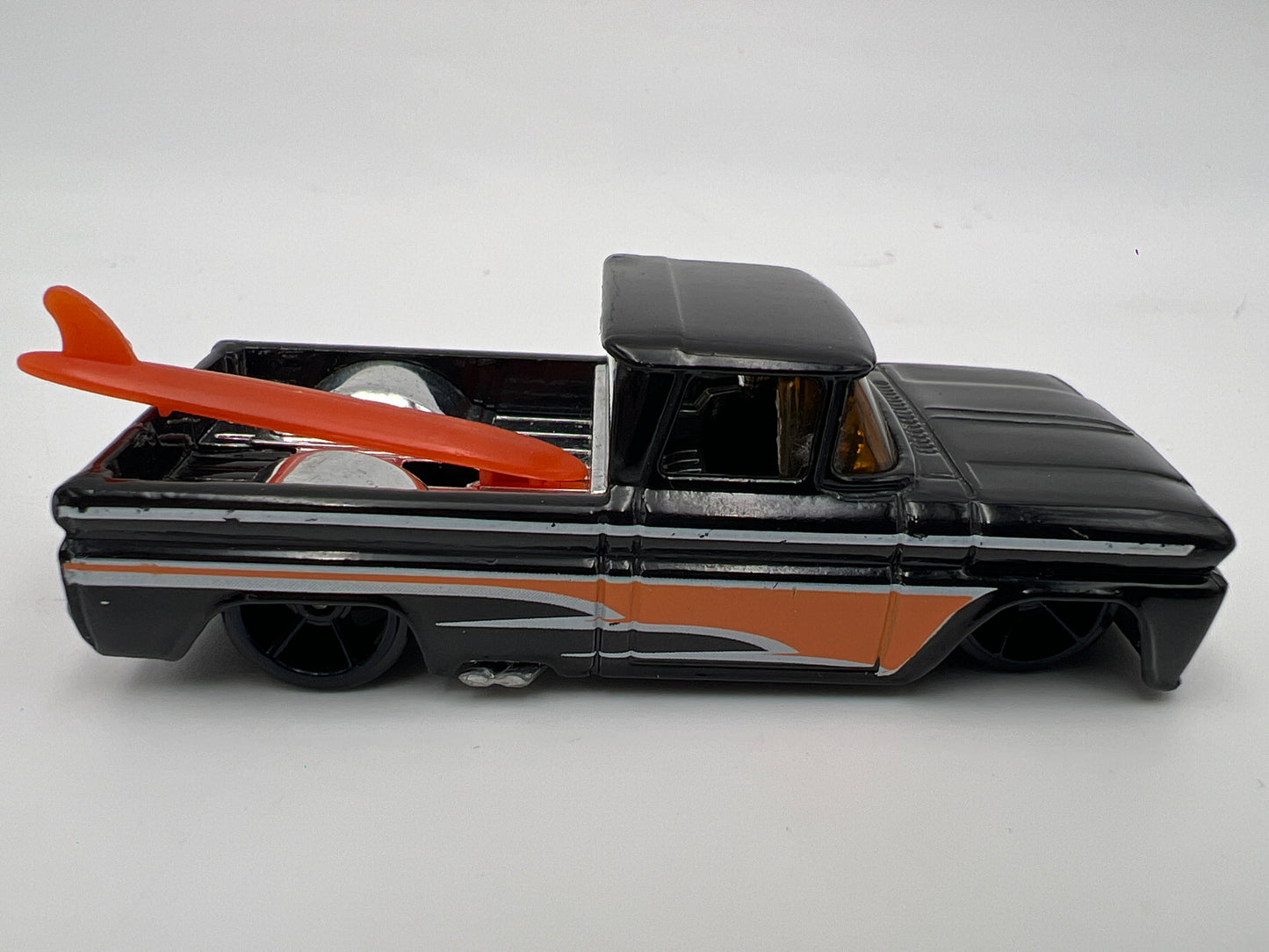 2008 Hot Wheels New Models Custom 62 Chevy Pickup Black Loose